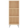 Estantería madera de ingeniería roble Sonoma 34,5x32,5x90 cm de , Aparadores - Ref: Foro24-828703, Precio: 40,16 €, Descuento: %