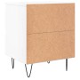 Mesita de noche madera contrachapada blanco brillo 40x35x50 cm von , Nachttische - Ref: Foro24-826880, Preis: 61,14 €, Rabatt: %