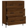 Aparador de madera de ingeniería marrón roble 69,5x34x90 cm de , Aparadores - Ref: Foro24-827859, Precio: 102,75 €, Descuento: %