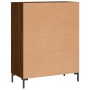 Aparador de madera de ingeniería marrón roble 69,5x34x90 cm de , Aparadores - Ref: Foro24-827859, Precio: 102,75 €, Descuento: %
