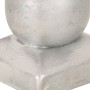 Tapas para postes 6 uds metal galvanizado globo final 71x71 mm von , Zubehör für Tore und Zäune - Ref: Foro24-145497, Preis: ...