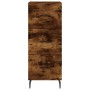 Aparador madera de ingeniería roble ahumado 34,5x34x90 cm by , Sideboards - Ref: Foro24-828625, Price: 75,41 €, Discount: %