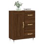 Aparador de madera de ingeniería marrón roble 69,5x34x90 cm de , Aparadores - Ref: Foro24-830243, Precio: 77,56 €, Descuento: %
