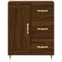 Aparador de madera de ingeniería marrón roble 69,5x34x90 cm de , Aparadores - Ref: Foro24-830243, Precio: 77,56 €, Descuento: %