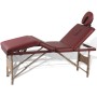 Mesa camilla de masaje de madera plegable de cuatro cuerpos rojos by , massage tables - Ref: Foro24-110094, Price: 169,19 €, ...