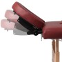 Mesa camilla de masaje de madera plegable de cuatro cuerpos rojos by , massage tables - Ref: Foro24-110094, Price: 169,19 €, ...