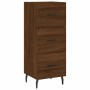 Aparador madera de ingeniería marrón roble 34,5x34x90 cm de , Aparadores - Ref: Foro24-828627, Precio: 74,95 €, Descuento: %