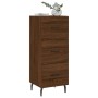 Aparador madera de ingeniería marrón roble 34,5x34x90 cm de , Aparadores - Ref: Foro24-828627, Precio: 74,95 €, Descuento: %