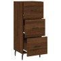 Aparador madera de ingeniería marrón roble 34,5x34x90 cm de , Aparadores - Ref: Foro24-828627, Precio: 74,95 €, Descuento: %