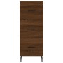 Aparador madera de ingeniería marrón roble 34,5x34x90 cm de , Aparadores - Ref: Foro24-828627, Precio: 74,95 €, Descuento: %
