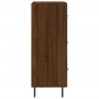 Aparador madera de ingeniería marrón roble 34,5x34x90 cm de , Aparadores - Ref: Foro24-828627, Precio: 74,95 €, Descuento: %