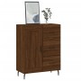 Aparador de madera de ingeniería marrón roble 69,5x34x90 cm by , Sideboards - Ref: Foro24-830283, Price: 123,67 €, Discount: %
