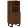 Aparador madera de ingeniería marrón roble 34,5x34x90 cm von , Sideboards - Ref: Foro24-828699, Preis: 73,00 €, Rabatt: %