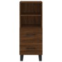 Aparador madera de ingeniería marrón roble 34,5x34x90 cm von , Sideboards - Ref: Foro24-828699, Preis: 73,00 €, Rabatt: %