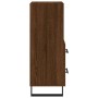 Aparador madera de ingeniería marrón roble 34,5x34x90 cm von , Sideboards - Ref: Foro24-828699, Preis: 73,00 €, Rabatt: %
