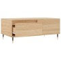 Mesa de centro madera contrachapada roble Sonoma 90x50x36,5 cm by , Coffee table - Ref: Foro24-830799, Price: 69,13 €, Discou...
