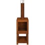 Esschert Design Chimenea exterior con sitio para leña oxidada FF298 by , Chimneys - Ref: Foro24-421282, Price: 185,60 €, Disc...