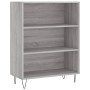 Estantería madera de ingeniería gris Sonoma 69,5x32,5x90 cm de , Librerías y estanterías - Ref: Foro24-828362, Precio: 56,18 ...