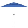 Sombrilla jardín 3 niveles palo de aluminio azul celeste 2,5 m by , Umbrellas - Ref: Foro24-313867, Price: 82,70 €, Discount: %