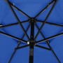 Sombrilla jardín 3 niveles palo de aluminio azul celeste 2,5 m by , Umbrellas - Ref: Foro24-313867, Price: 82,70 €, Discount: %
