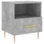 Mesita de noche madera ingeniería gris hormigón 40x35x47,5 cm by , Nightstands - Ref: Foro24-827412, Price: 41,30 €, Discount: %