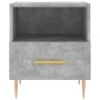 Mesita de noche madera ingeniería gris hormigón 40x35x47,5 cm by , Nightstands - Ref: Foro24-827412, Price: 41,30 €, Discount: %