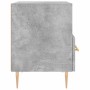 Mesita de noche madera ingeniería gris hormigón 40x35x47,5 cm by , Nightstands - Ref: Foro24-827412, Price: 41,30 €, Discount: %