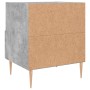 Mesita de noche madera ingeniería gris hormigón 40x35x47,5 cm by , Nightstands - Ref: Foro24-827412, Price: 41,30 €, Discount: %