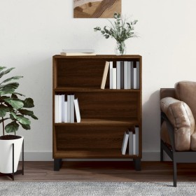 Estantería madera de ingeniería roble marrón 69,5x32,5x90 cm de , Aparadores - Ref: Foro24-828395, Precio: 66,32 €, Descuento: %
