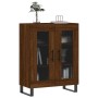Aparador de madera de ingeniería marrón roble 69,5x34x90 cm de , Aparadores - Ref: Foro24-827819, Precio: 90,25 €, Descuento: %