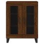 Aparador de madera de ingeniería marrón roble 69,5x34x90 cm de , Aparadores - Ref: Foro24-827819, Precio: 90,25 €, Descuento: %