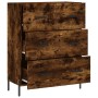 Aparador de madera de ingeniería roble ahumado 69,5x34x90 cm von , Sideboards - Ref: Foro24-827865, Preis: 79,21 €, Rabatt: %