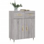 Aparador de madera de ingeniería gris Sonoma 69,5x34x90 cm by , Sideboards - Ref: Foro24-827962, Price: 90,52 €, Discount: %
