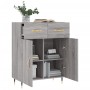 Aparador de madera de ingeniería gris Sonoma 69,5x34x90 cm by , Sideboards - Ref: Foro24-827962, Price: 90,52 €, Discount: %