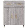 Aparador de madera de ingeniería gris Sonoma 69,5x34x90 cm by , Sideboards - Ref: Foro24-827962, Price: 90,52 €, Discount: %