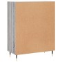 Aparador de madera de ingeniería gris Sonoma 69,5x34x90 cm by , Sideboards - Ref: Foro24-827962, Price: 90,52 €, Discount: %
