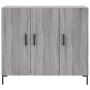 Aparador de madera de ingeniería gris Sonoma 90x34x80 cm von , Sideboards - Ref: Foro24-828114, Preis: 84,24 €, Rabatt: %