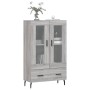 Aparador alto madera de ingeniería gris Sonoma 69,5x31x115 cm by , Sideboards - Ref: Foro24-828322, Price: 96,30 €, Discount: %