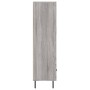 Aparador alto madera de ingeniería gris Sonoma 69,5x31x115 cm by , Sideboards - Ref: Foro24-828322, Price: 96,30 €, Discount: %