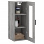 Armario de pared gris Sonoma 34,5x34x90 cm de , Aparadores - Ref: Foro24-828914, Precio: 55,35 €, Descuento: %