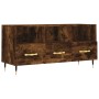 Mueble de TV madera de ingeniería roble ahumado 102x36x50 cm by , TV Furniture - Ref: Foro24-829017, Price: 77,86 €, Discount: %