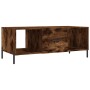 Mesa de centro madera contrachapada roble ahumado 102x50x40 cm by , Coffee table - Ref: Foro24-829313, Price: 52,99 €, Discou...