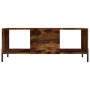 Mesa de centro madera contrachapada roble ahumado 102x50x40 cm by , Coffee table - Ref: Foro24-829313, Price: 52,99 €, Discou...
