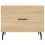 Mesa de centro madera contrachapada roble Sonoma 50x50x40 cm by , Coffee table - Ref: Foro24-829434, Price: 43,77 €, Discount: %