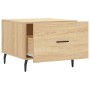 Mesa de centro madera contrachapada roble Sonoma 50x50x40 cm by , Coffee table - Ref: Foro24-829434, Price: 43,77 €, Discount: %