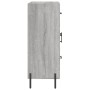 Aparador de madera de ingeniería gris Sonoma 69,5x34x90 cm by , Sideboards - Ref: Foro24-830274, Price: 78,29 €, Discount: %