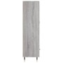 Aparador alto madera de ingeniería gris Sonoma 69,5x31x115 cm by , Sideboards - Ref: Foro24-830306, Price: 70,99 €, Discount: %