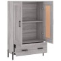 Aparador alto madera de ingeniería gris Sonoma 69,5x31x115 cm by , Sideboards - Ref: Foro24-830338, Price: 79,28 €, Discount: %