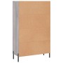 Aparador alto madera de ingeniería gris Sonoma 69,5x31x115 cm by , Sideboards - Ref: Foro24-830338, Price: 79,28 €, Discount: %
