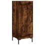 Aparador madera de ingeniería roble ahumado 34,5x34x90 cm by , Sideboards - Ref: Foro24-830449, Price: 65,88 €, Discount: %
